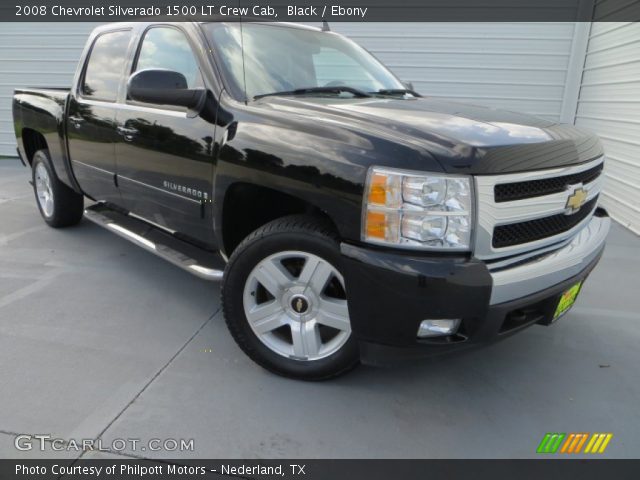 2008 Chevrolet Silverado 1500 LT Crew Cab in Black