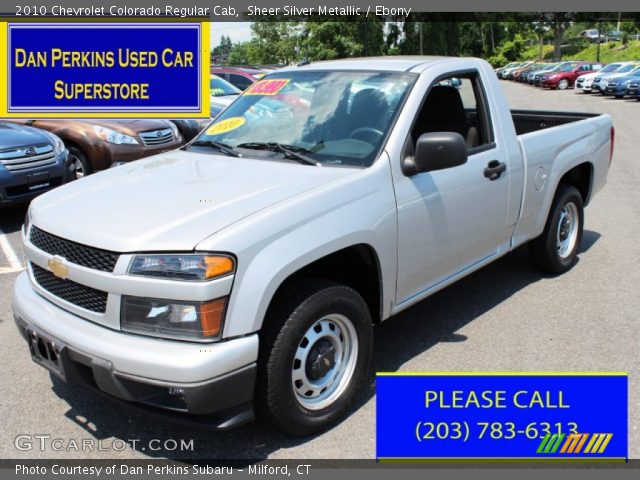 2010 Chevrolet Colorado Regular Cab in Sheer Silver Metallic