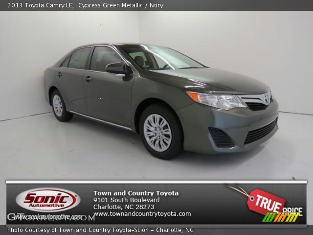 2013 Toyota Camry LE in Cypress Green Metallic