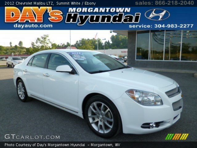 2012 Chevrolet Malibu LTZ in Summit White