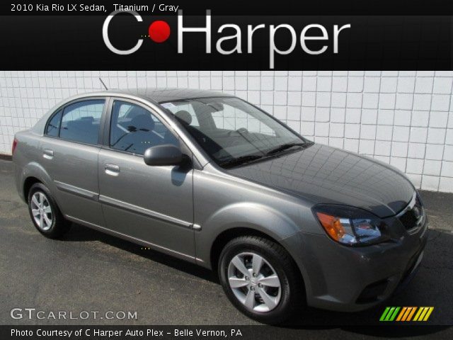 2010 Kia Rio LX Sedan in Titanium