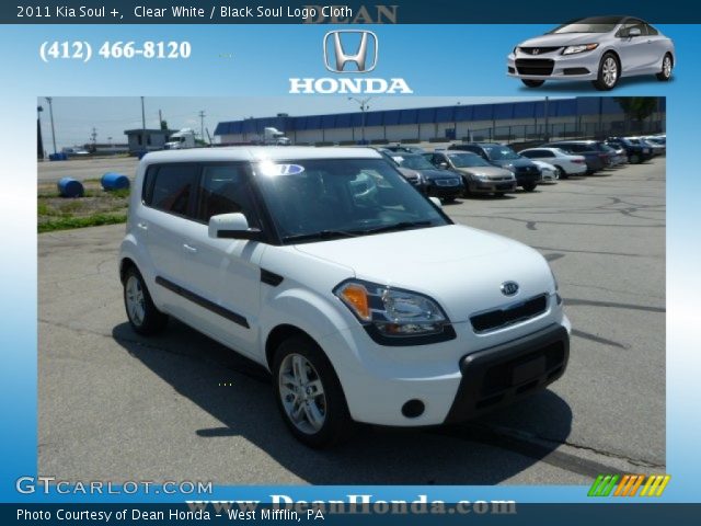 2011 Kia Soul + in Clear White