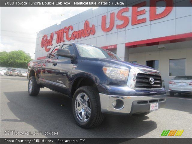 2008 Toyota Tundra Double Cab 4x4 in Nautical Blue Metallic