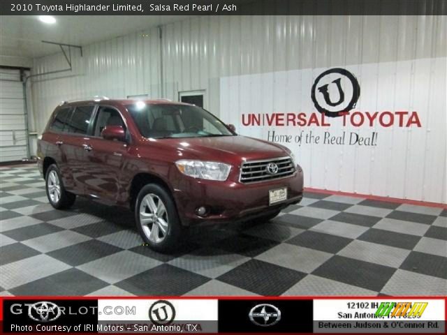 2010 Toyota Highlander Limited in Salsa Red Pearl