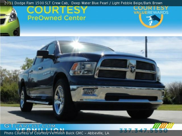 2011 Dodge Ram 1500 SLT Crew Cab in Deep Water Blue Pearl