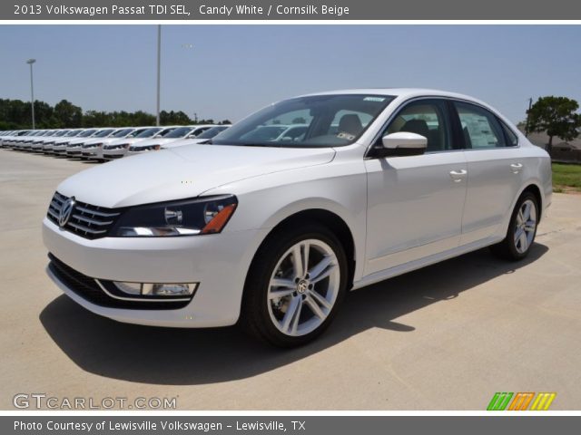 2013 Volkswagen Passat TDI SEL in Candy White