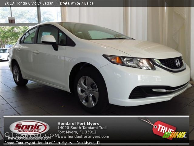 2013 Honda Civic LX Sedan in Taffeta White