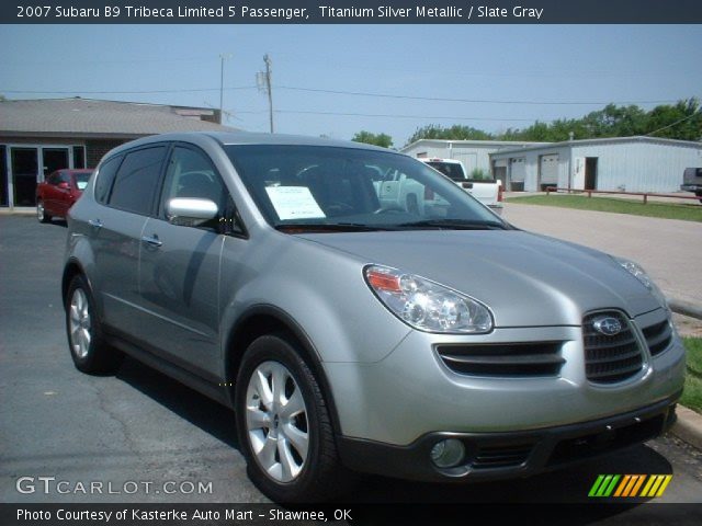 2007 Subaru B9 Tribeca Limited 5 Passenger in Titanium Silver Metallic