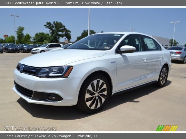 2013 Volkswagen Jetta Hybrid SEL Premium in Oryx White