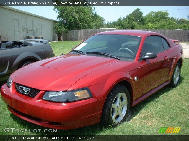 2004 Ford Mustang V6 Coupe in Redfire Metallic