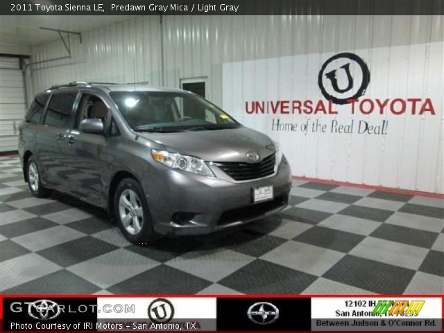 2011 Toyota Sienna LE in Predawn Gray Mica