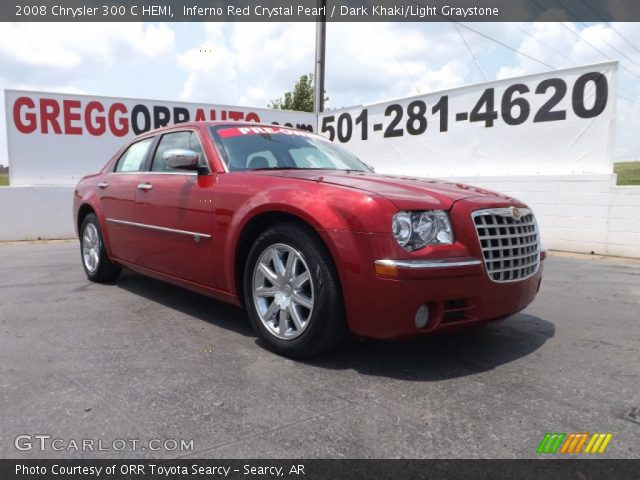 2008 Chrysler 300 C HEMI in Inferno Red Crystal Pearl