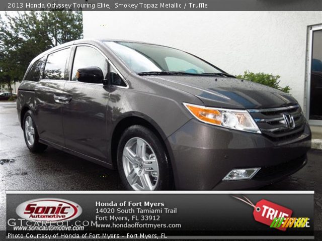 2013 Honda Odyssey Touring Elite in Smokey Topaz Metallic