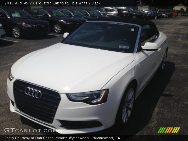 2013 Audi A5 2.0T quattro Cabriolet in Ibis White