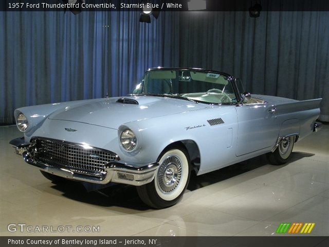 1957 Ford Thunderbird Convertible in Starmist Blue
