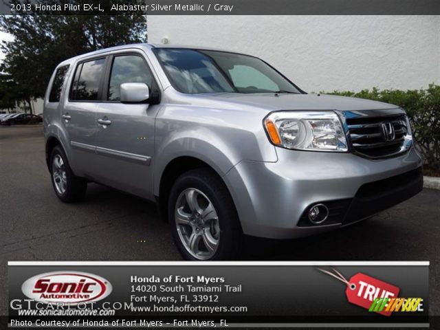 2013 Honda Pilot EX-L in Alabaster Silver Metallic