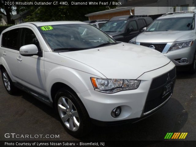 2010 Mitsubishi Outlander GT 4WD in Diamond White Pearl