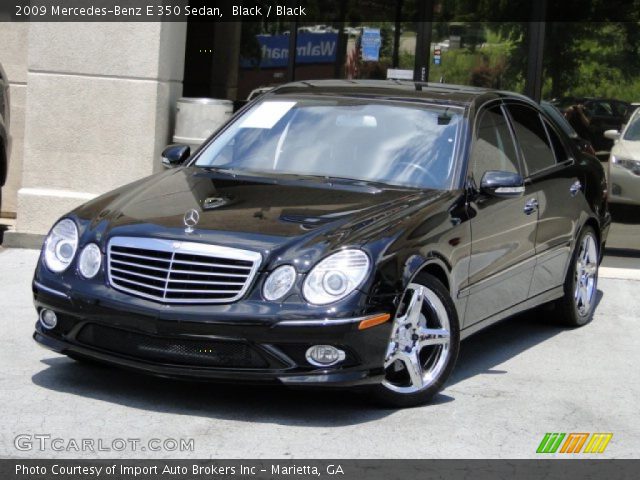 2009 Mercedes-Benz E 350 Sedan in Black
