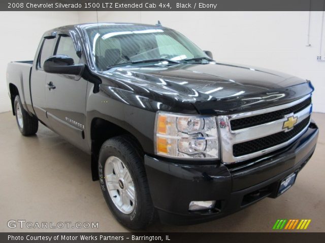 2008 Chevrolet Silverado 1500 LTZ Extended Cab 4x4 in Black