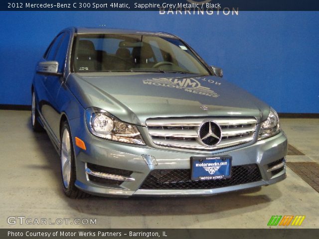 2012 Mercedes-Benz C 300 Sport 4Matic in Sapphire Grey Metallic