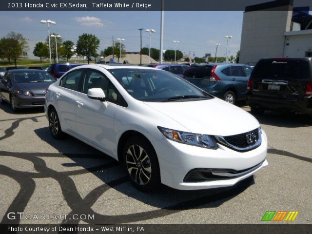 2013 Honda Civic EX Sedan in Taffeta White