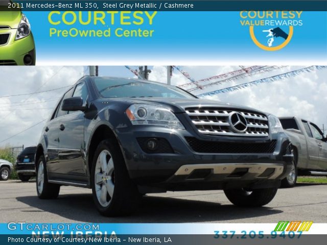2011 Mercedes-Benz ML 350 in Steel Grey Metallic