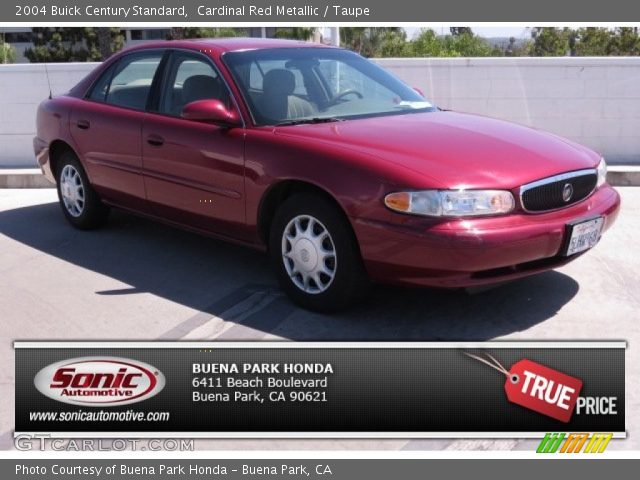 2004 Buick Century Standard in Cardinal Red Metallic