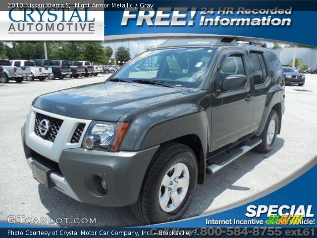2010 Nissan Xterra S in Night Armor Metallic