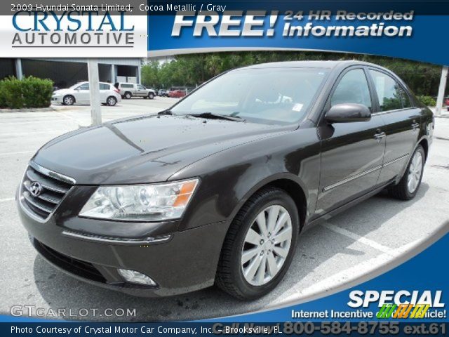2009 Hyundai Sonata Limited in Cocoa Metallic