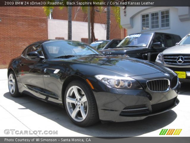 2009 BMW Z4 sDrive30i Roadster in Black Sapphire Metallic