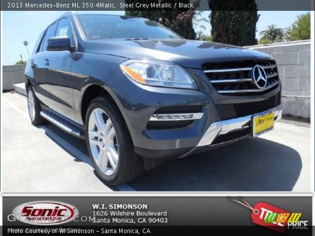 2013 Mercedes-Benz ML 350 4Matic in Steel Grey Metallic