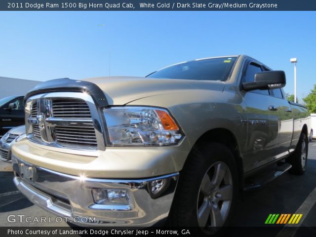 2011 Dodge Ram 1500 Big Horn Quad Cab in White Gold