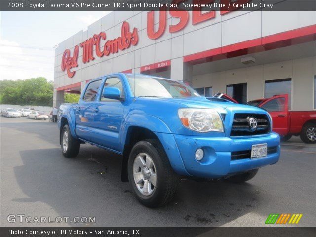 2008 Toyota Tacoma V6 PreRunner TRD Sport Double Cab in Speedway Blue