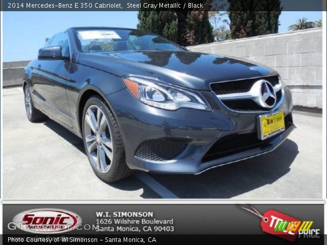 2014 Mercedes-Benz E 350 Cabriolet in Steel Gray Metallic