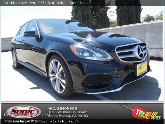 2014 Mercedes-Benz E 350 Sport Sedan in Black