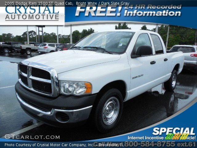 2005 Dodge Ram 1500 ST Quad Cab in Bright White
