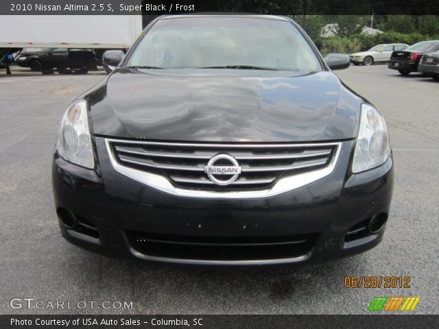 2010 Nissan Altima 2.5 S in Super Black