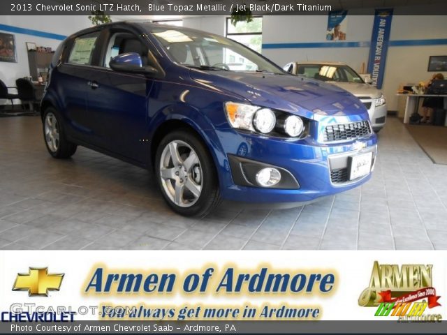2013 Chevrolet Sonic LTZ Hatch in Blue Topaz Metallic
