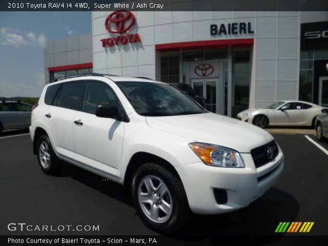 2010 Toyota RAV4 I4 4WD in Super White