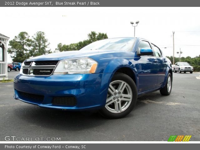 2012 Dodge Avenger SXT in Blue Streak Pearl