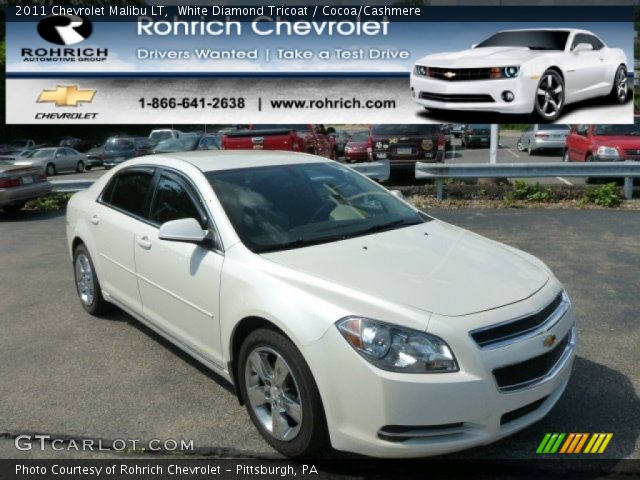2011 Chevrolet Malibu LT in White Diamond Tricoat