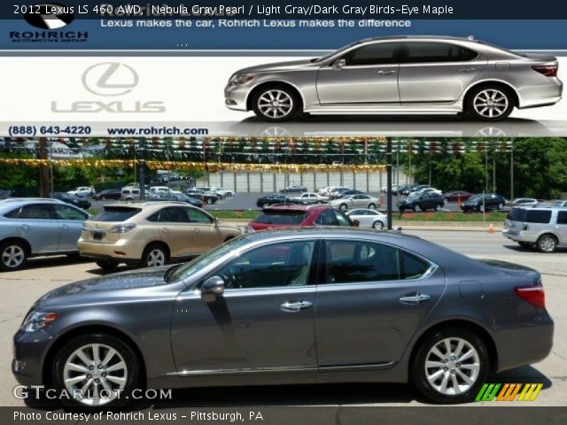 2012 Lexus LS 460 AWD in Nebula Gray Pearl