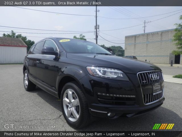 2012 Audi Q7 3.0 TDI quattro in Orca Black Metallic