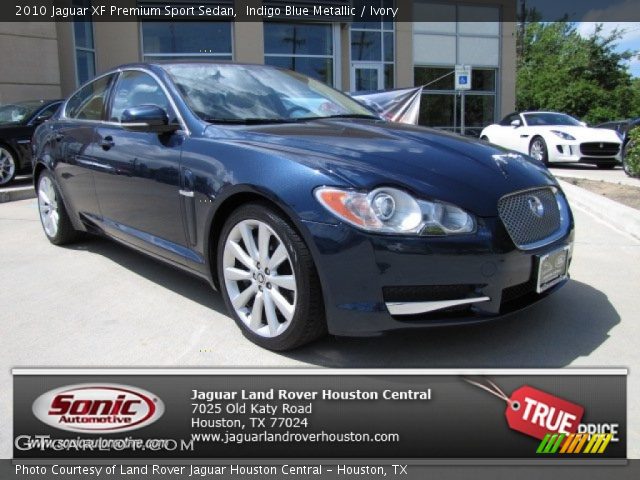 2010 Jaguar XF Premium Sport Sedan in Indigo Blue Metallic