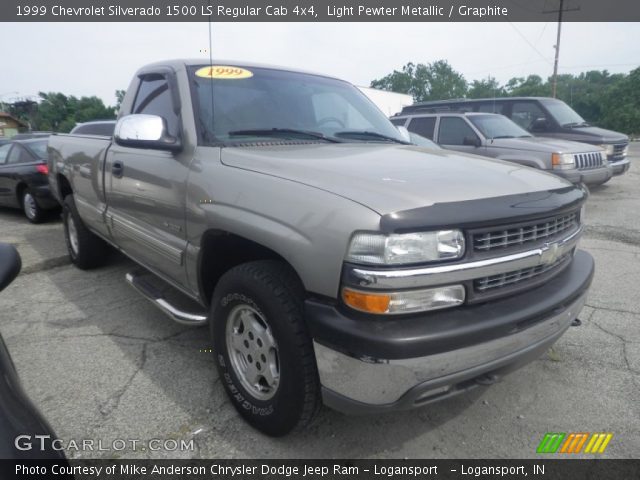 1999 Chevrolet Silverado 1500 LS Regular Cab 4x4 in Light Pewter Metallic