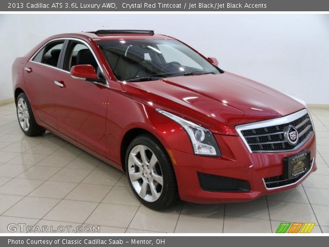 2013 Cadillac ATS 3.6L Luxury AWD in Crystal Red Tintcoat