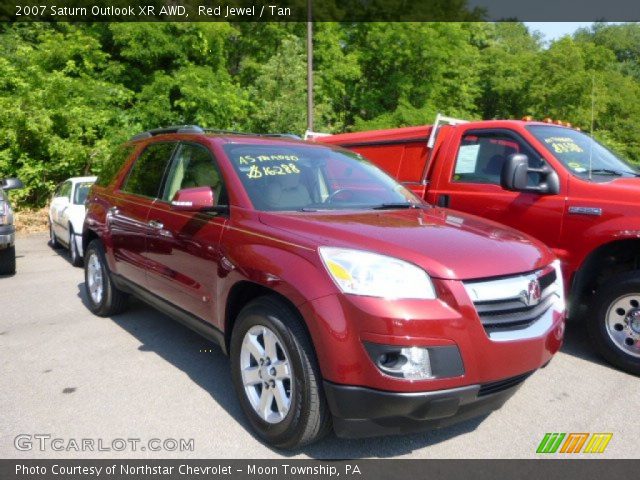 2007 Saturn Outlook XR AWD in Red Jewel
