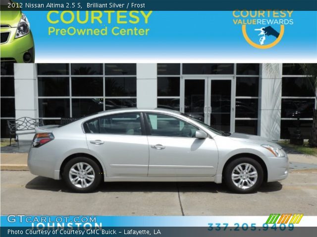 2012 Nissan Altima 2.5 S in Brilliant Silver