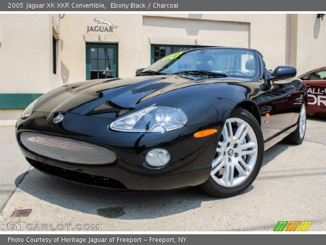 2005 Jaguar XK XKR Convertible in Ebony Black