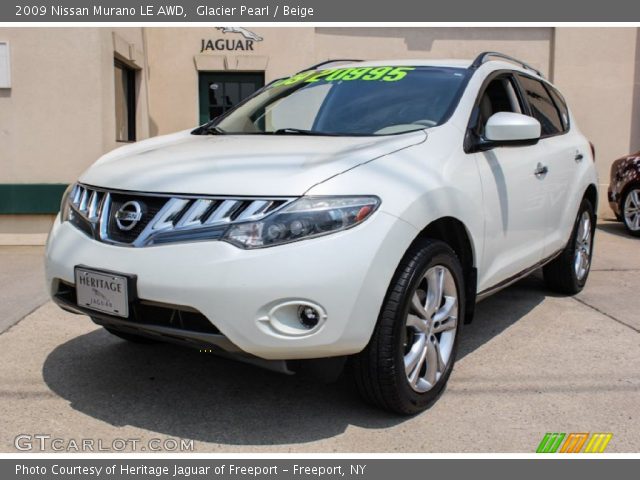 2009 Nissan Murano LE AWD in Glacier Pearl